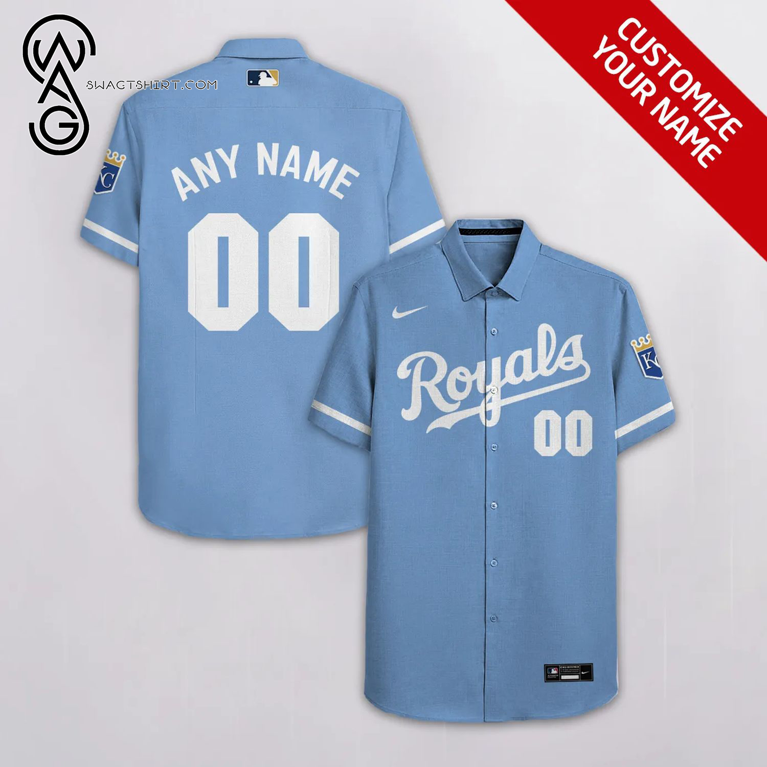 [Top Trending] MLB Kansas City Royals Full Printing Personalized Hawaiian Shirt